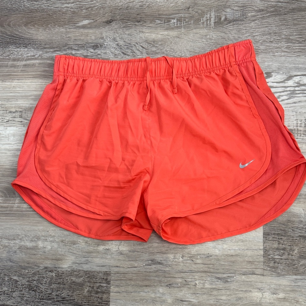 Nike Women's Bright Orange Athletic Shorts